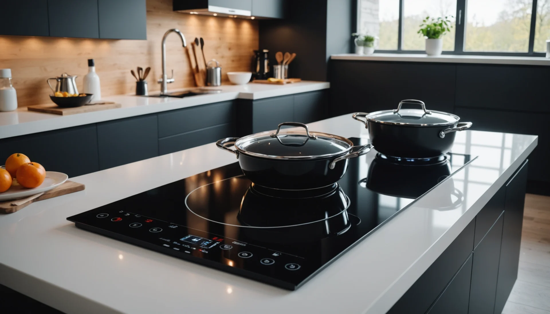 Plaque De Cuisson Dans Un Angle