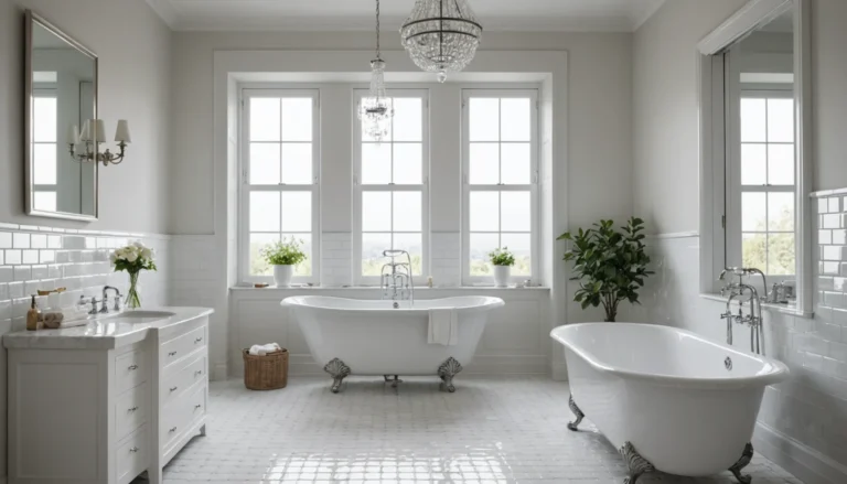 faience blanche salle de bain