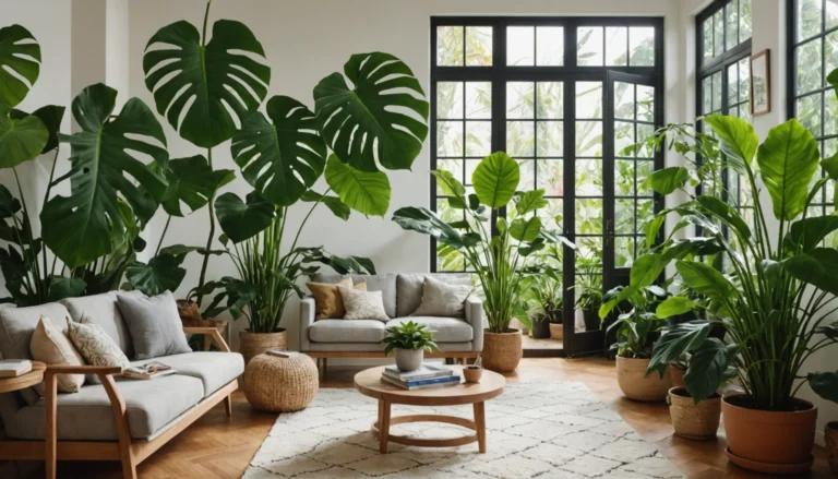plante avec grandes feuilles
