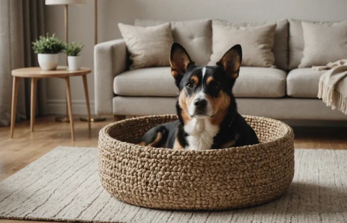 panier pour chien design